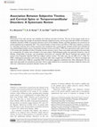 Research paper thumbnail of Association Between Subjective Tinnitus and Cervical Spine or Temporomandibular Disorders: A Systematic Review