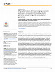 Research paper thumbnail of Characterization of the emerging zoonotic pathogen Arcobacter thereius by whole genome sequencing and comparative genomics