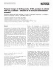 Research paper thumbnail of Temporal changes in the frequencies of HLA genotypes in patients with Type 1 diabetes—indication of an increased environmental pressure?