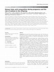 Research paper thumbnail of Dietary fatty acid composition during pregnancy and the risk of asthma in the offspring