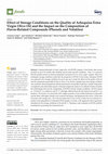 Research paper thumbnail of Effect of Storage Conditions on the Quality of Arbequina Extra Virgin Olive Oil and the Impact on the Composition of Flavor-Related Compounds (Phenols and Volatiles)