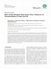 Research paper thumbnail of Effect of Rosa Mosqueta Husk Extract (Rosa rubiginosa) on Thermooxidation of Grape Seed Oil