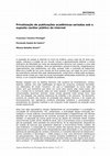 Research paper thumbnail of Privatização de publicações acadêmicas seriadas sob o suposto caráter público da internet