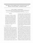 Research paper thumbnail of The impact of overconfidence bias on practical accuracy of Bayesian network models: an empirical study