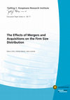 Research paper thumbnail of The Effects of Mergers and Acquisitions on the Firm Size Distribution