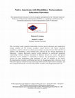 Research paper thumbnail of Native Americans with Disabilities: Postsecondary Education Outcomes