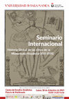 Research paper thumbnail of "¿Cómo construir una Historia Global de la Música en La Unión de Coronas Ibéricas?" Seminario Internacional Historia Global de las Élites de la Monarquía Hispánica (XVI-XVII). Universidad de Salamanca. Universidad Rey Juan Carlos. Centro Estudios Brasileños. Salamanca: 18 Diciembre 2023.