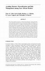 Research paper thumbnail of Avoiding Disaster: Diversification and Risk Management Among East African Herders