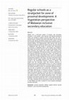 Research paper thumbnail of Regular schools as a straitjacket for zone of proximal development: A Vygotskian perspective of Malawian inclusive secondary education