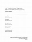 Research paper thumbnail of Chilly Climate 2.0: Women’s Experiences of Harassment and Discrimination in Canadian Higher Education