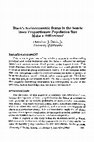 Research paper thumbnail of Black's Socioeconomic Status in the South: Does Proportionate Population Size Make a Difference?