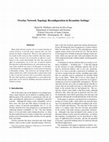 Research paper thumbnail of Overlay Network Topology Reconfiguration in Byzantine Settings