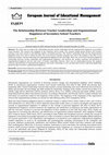 Research paper thumbnail of The Relationship Between Teacher Leadership and Organizational Happiness of Secondary School Teachers