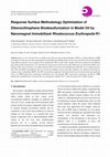 Research paper thumbnail of Response Surface Methodology Optimization of Dibenzothiophene Biodesulfurization in Model Oil by Nanomagnet Immobilized Rhodococcus Erythropolis R1