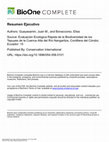 Research paper thumbnail of Resumen Ejecutivo