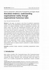 Research paper thumbnail of Anecdotal evidence: understanding organizational reality through organizational humorous tales