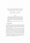 Research paper thumbnail of Valid inequalities for mixed-integer programmes with fixed charges on sets of variables