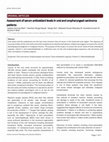 Research paper thumbnail of Assessment of serum antioxidant levels in oral and oropharyngeal carcinoma patients