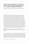 Research paper thumbnail of Broken Links in the Workforce Development System: The Social-Human Development Need for Assessing Psychological Self-Sufficiency