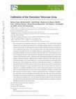 Research paper thumbnail of Calibration of the Cherenkov Telescope Array