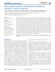 Research paper thumbnail of Homocysteine levels in schizophrenia and affective disordersâ€”focus on cognition