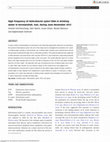 Research paper thumbnail of High frequency of Helicobacter pylori DNA in drinking water in Kermanshah, Iran, during June–November 2012