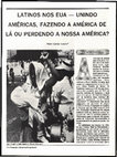 Research paper thumbnail of Latinos nos EUA - Unindo Américas, fazendo a América de lá ou perdendo a nossa América?