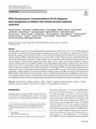 Research paper thumbnail of IPNA clinical practice recommendations for the diagnosis and management of children with steroid-sensitive nephrotic syndrome