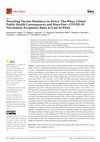 Research paper thumbnail of Persisting Vaccine Hesitancy in Africa: The Whys, Global Public Health Consequences and Ways-Out—COVID-19 Vaccination Acceptance Rates as Case-in-Point