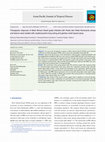 Research paper thumbnail of Therapeutic response of West African Dwarf goats infected with Peste des Petits Ruminants whose oral lesions were treated with oxytetracycline long acting and gentian violet topical spray