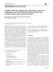 Research paper thumbnail of Capillary refill time, bleeding time, clotting time, erythrocyte sedimentation rate and prothrombin time in natural cases of canine Trypanosoma congolense infection