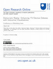 Research paper thumbnail of Democratic Replay: Enhancing TV Election Debates with Interactive Visualisations