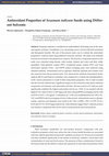 Research paper thumbnail of Antioxidant Properties of &lt;em&gt;Sesamum indicum&lt;/em&gt; Seeds using Different Solvents