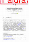 Research paper thumbnail of Chovanec, Jan (2023) Negotiating Hate and Confict in Online Comments: Evidence from the NETLANG Corpus. In: Ermida, Isabel (ed.) Hate Speech in Social Media: Linguistic Approaches. Palgrave Macmillan, 341-367.