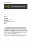 Research paper thumbnail of Commentary: Ending Human Trafficking in Sport - A Playbook for Forward Progress