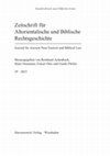 Research paper thumbnail of Just published: Zeitschrift für Altorientalische und Biblische Rechtsgeschichte/Journal for Ancient Near Eastern and Biblical Legal History (ZAR) 29,2023