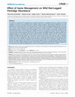 Research paper thumbnail of Effect of Game Management on Wild Red-Legged Partridge Abundance