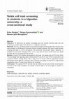 Research paper thumbnail of Sickle cell trait screening in students in a Ugandan university: a cross-sectional study