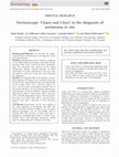 Research paper thumbnail of Dermoscopic ‘Chaos and Clues’ in the diagnosis of melanoma <i>in situ</i>