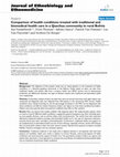 Research paper thumbnail of Comparison of health conditions treated with traditional and biomedical health care in a Quechua community in rural Bolivia