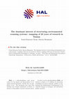 Research paper thumbnail of The dominant interest of structuring environmental scanning systems : mapping of 20 years of research in Tunisia