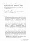 Research paper thumbnail of Succinct summaries of research methods