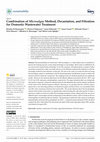 Research paper thumbnail of Combination of Microalgae Method, Decantation, and Filtration for Domestic Wastewater Treatment