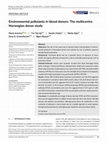 Research paper thumbnail of Environmental pollutants in blood donors: The multicentre Norwegian donor study