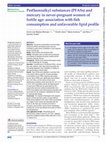 Research paper thumbnail of Perfluoroalkyl substances (PFASs) and mercury in never-pregnant women of fertile age: association with fish consumption and unfavorable lipid profile