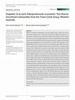 Research paper thumbnail of Snapshot of an early Paleoproterozoic ecosystem: Two diverse microfossil communities from the Turee Creek Group, Western Australia