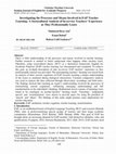 Research paper thumbnail of Investigating the Processes and Means Involved in EAP Teacher Learning: A Sociocultural Analysis of In-service Teachers’ Experience as They Professionally Learn