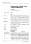 Research paper thumbnail of Postmodernism: Analysing Arvind Aadiga's The White Tiger