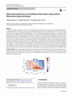 Research paper thumbnail of High-speed velocimetry in microfluidic protein mixers using confocal fluorescence decay microscopy