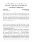 Research paper thumbnail of Peer Field Placements with Preservice Teachers: Negotiating the Challenges of Professional Collaboration